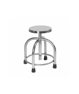 1601 Revolving Stool Fully Stainless Steel